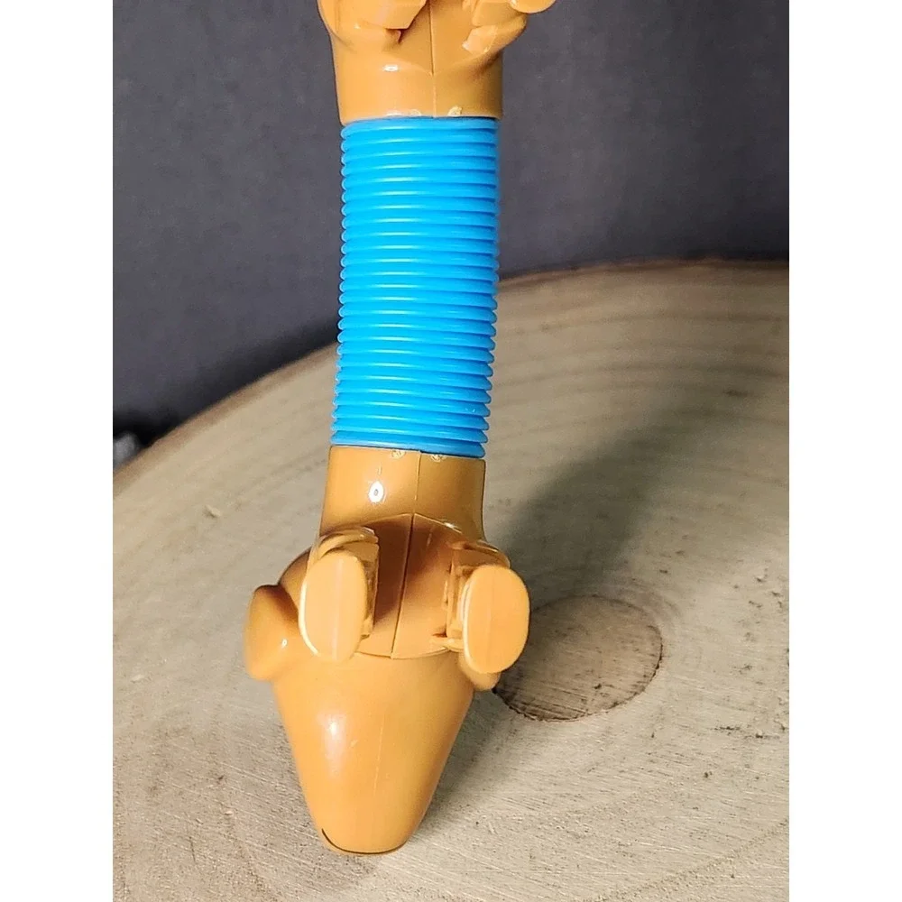 Dog Slinky‎ Toy Blue/Brown W/Adjustable Legs & Feet Weiner Dog~FREE SHIPPING!!
